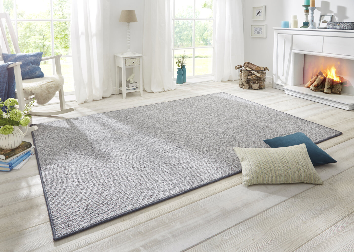 Matto Hanse Home Wolly, 80X200 cm, tummanharmaa hinta ja tiedot | Isot matot | hobbyhall.fi