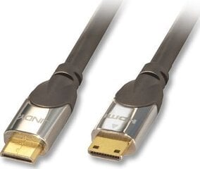 Lindy HDMI Mini-kaapeli. HDMI Mini 1 metriä pitkä hinta ja tiedot | Kaapelit ja adapterit | hobbyhall.fi