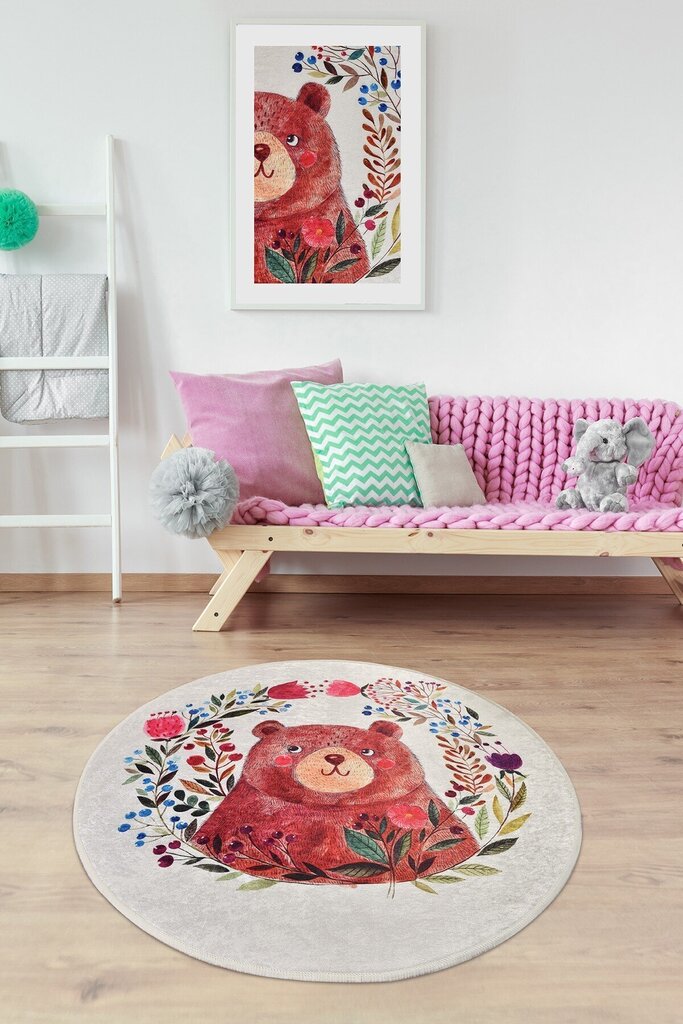 Lastenhuoneen matto Bears Garden, 140 cm hinta ja tiedot | Isot matot | hobbyhall.fi