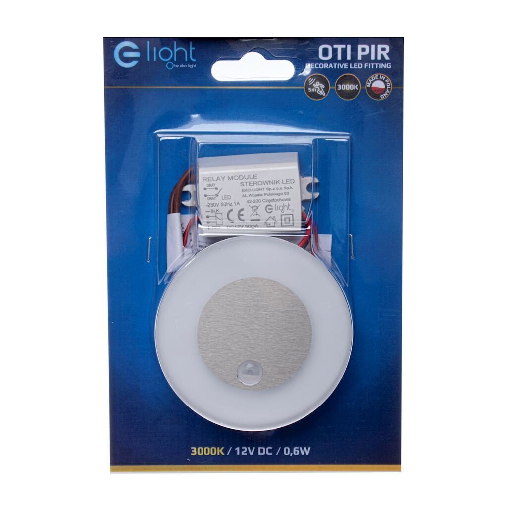 Eko-Light Oti 3000K portaikkovalaisin PIR. 12 V hinta ja tiedot | Seinävalaisimet | hobbyhall.fi