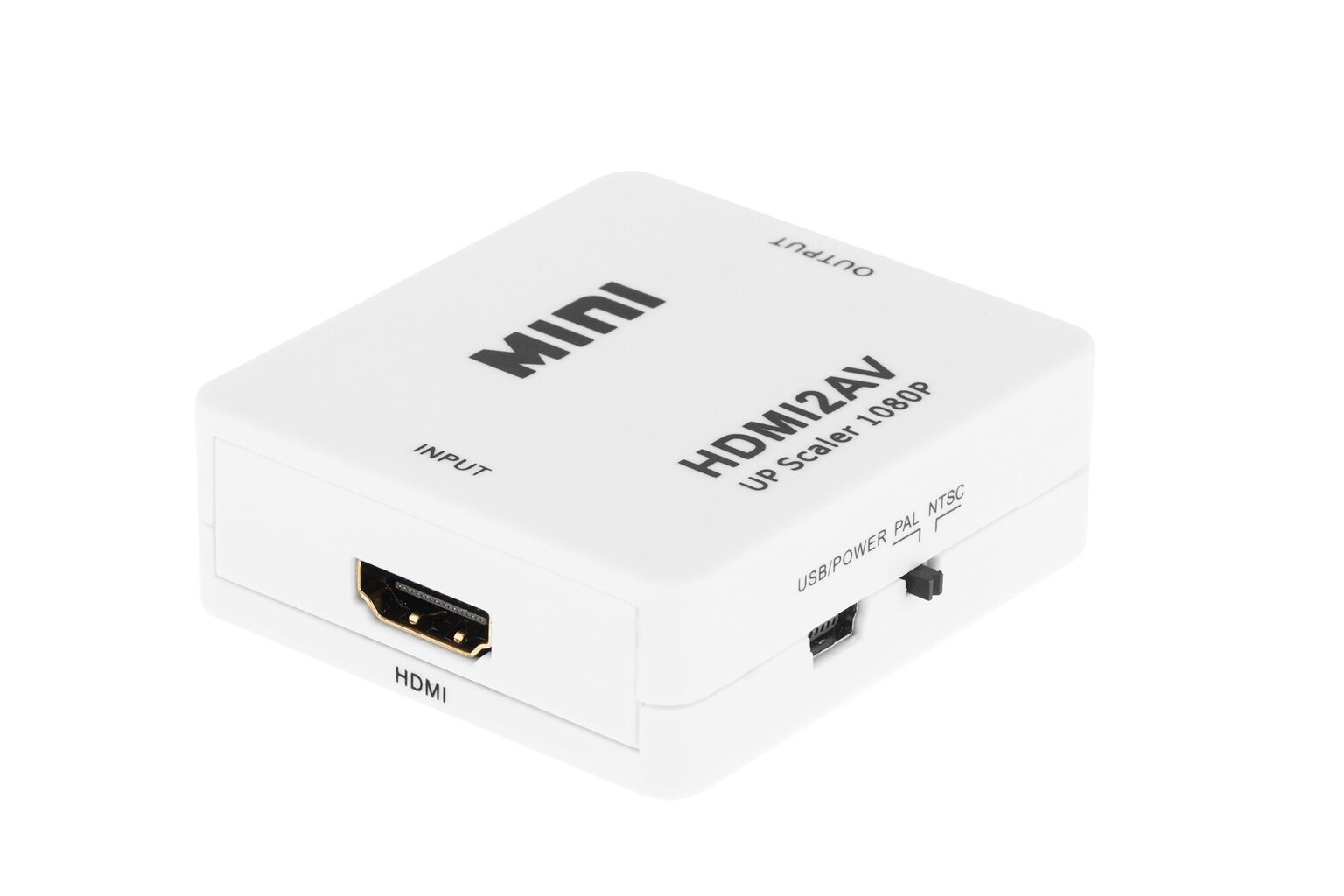 Roger Adapter to Transfer HDMI to RCA Signal (+Audio) White hinta ja tiedot | Adapterit | hobbyhall.fi