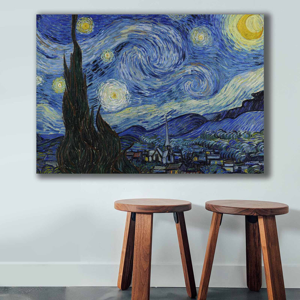 Taulu The Starry Night hinta ja tiedot | Taulut | hobbyhall.fi