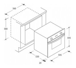 Candy Oven hinta ja tiedot | Erillisuunit | hobbyhall.fi