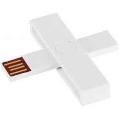 ID-lukija, Pluss-ID, USB, valkoisen väriset hinta ja tiedot | Kannettavien tietokoneiden lisätarvikkeet | hobbyhall.fi