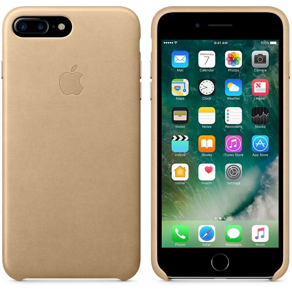 Suojakotelo Apple iPhone 7 Plus, vaaleanruskea hinta ja tiedot | Puhelimen kuoret ja kotelot | hobbyhall.fi