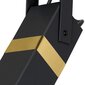 Milagro Vidar Black/Gold seinävalaisin hinta ja tiedot | Kattovalaisimet | hobbyhall.fi