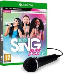 Xbox One Let's Sing 2022 incl. Single Microphone hinta ja tiedot | Tietokone- ja konsolipelit | hobbyhall.fi