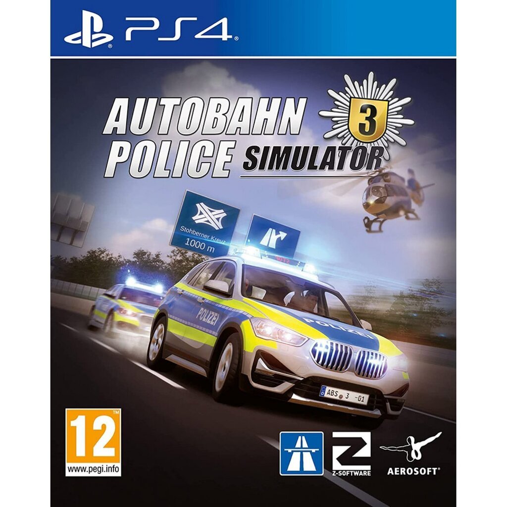 PS4 Autobahn - Poliisi Simulator 3 hinta ja tiedot | Tietokone- ja konsolipelit | hobbyhall.fi