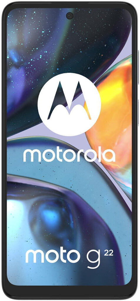 Motorola Moto G22 64GB, Dual SIM, White hinta ja tiedot | Matkapuhelimet | hobbyhall.fi