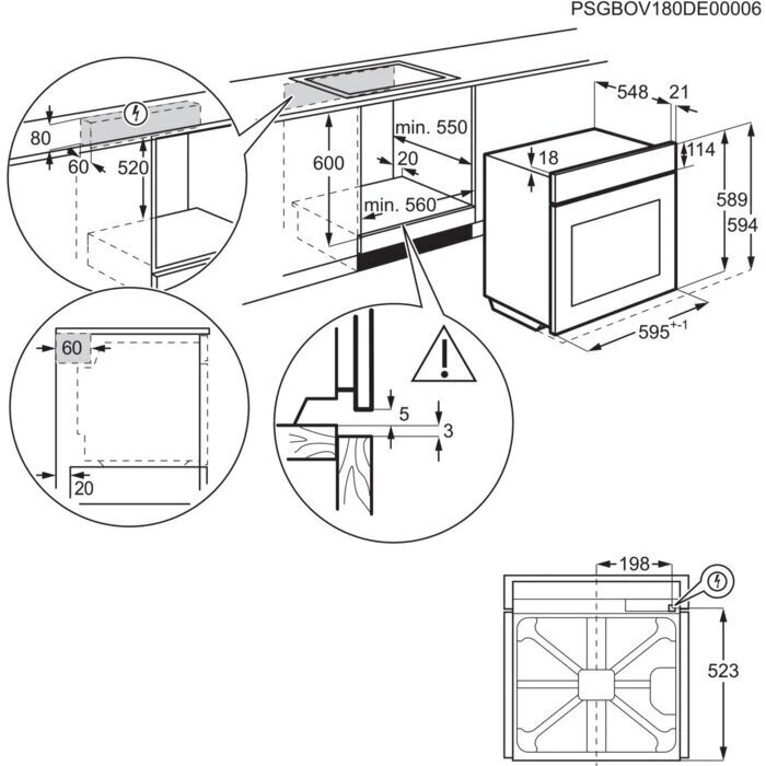 Electrolux EOF3H50X hinta ja tiedot | Erillisuunit | hobbyhall.fi