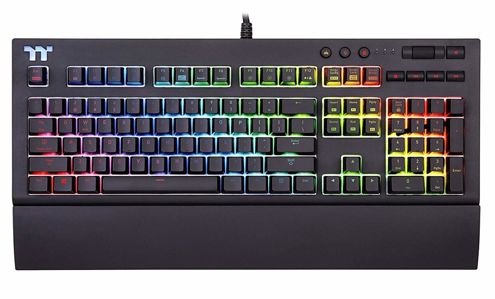 Thermaltake Premium X1 RGB Cherry MX hinta ja tiedot | Näppäimistöt | hobbyhall.fi