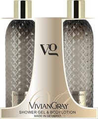 Vivian Gray Gemstone Ylang-ylang & Vanilla, vartalovoidesetti, 2 x 300 ml. hinta ja tiedot | Suihkusaippuat ja suihkugeelit | hobbyhall.fi