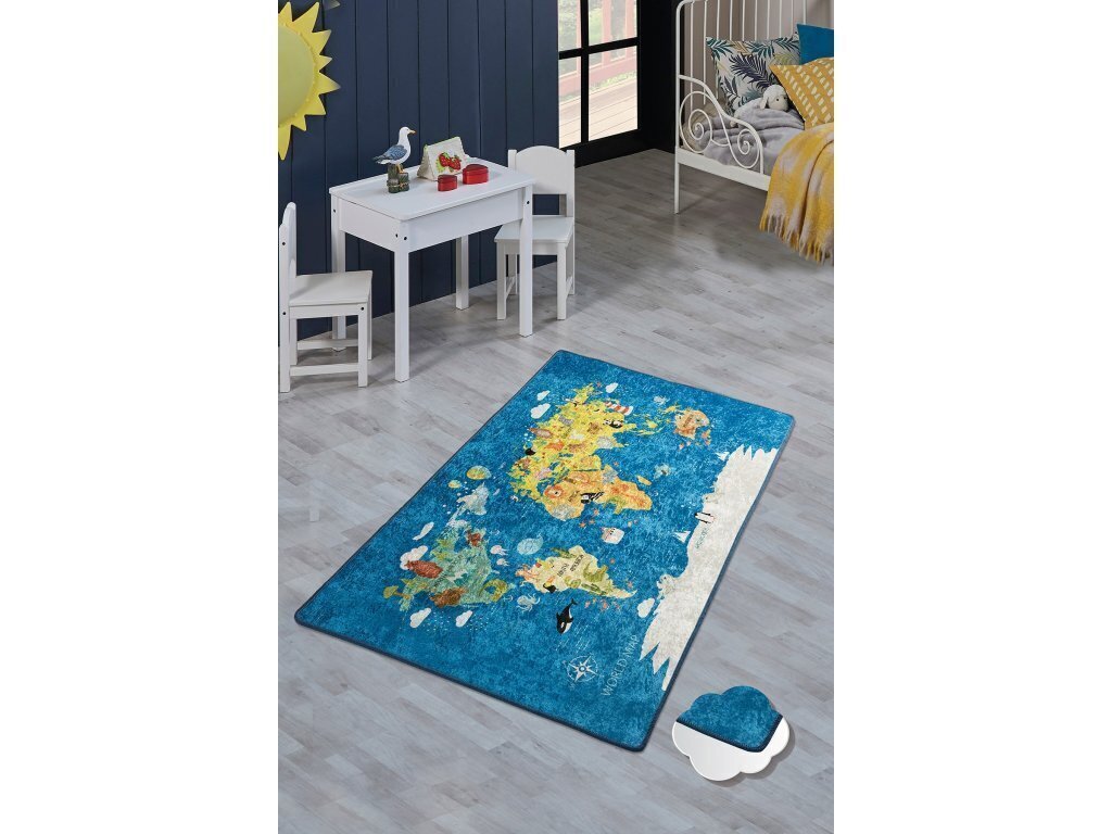 Lasten matto Map, 200x290 cm hinta ja tiedot | Isot matot | hobbyhall.fi