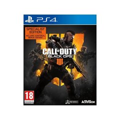 PS4 Call of Duty: Black Ops 4 Specialist Edition (Import) hinta ja tiedot | Tietokone- ja konsolipelit | hobbyhall.fi