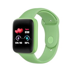 iWear M7 Smart & Fit Watch with Full Touch 1.3'' IPS Media control / HR / Blood pressure / Social Green hinta ja tiedot | Älykellot | hobbyhall.fi