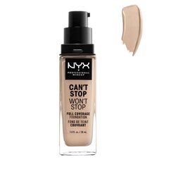 Can't Stop Ei pysäytä NYX-nestemäinen meikkivoide (30 ml): Väri - alabaster 30 hinta ja tiedot | NYX Meikit | hobbyhall.fi