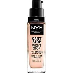 Can't Stop Won't Stop NYX (30 ml), nestemäinen meikkivoide Väri: haalea posliini hinta ja tiedot | NYX Hajuvedet ja kosmetiikka | hobbyhall.fi