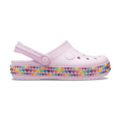 Crocs™ lasten sandaalit CROCBAND GEM BAND, vaaleanpunainen hinta ja tiedot | Lasten pistokkaat | hobbyhall.fi