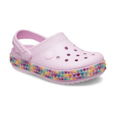 Crocs™ lasten sandaalit CROCBAND GEM BAND, vaaleanpunainen hinta ja tiedot | Lasten pistokkaat | hobbyhall.fi