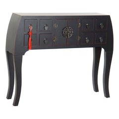 DKD Home Decor kon’, 98x26x80 cm, mustan värinen hinta ja tiedot | Sivupöydät | hobbyhall.fi