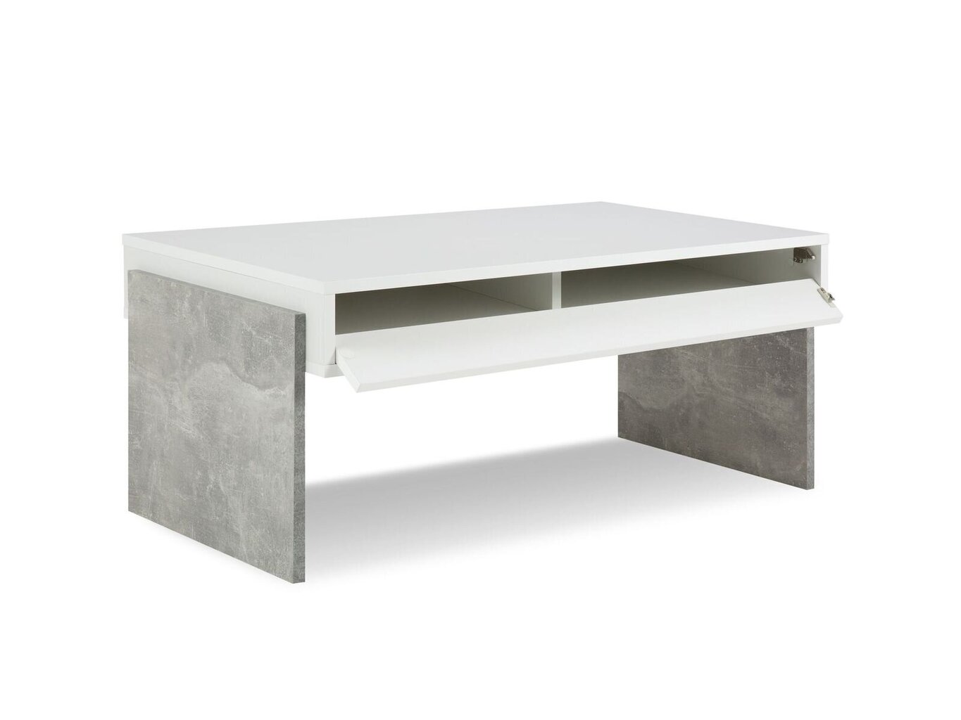 BSL Concept Zhuri Sohvapöytä, 100x60x45 cm, valkoinen hinta ja tiedot | Sohvapöydät | hobbyhall.fi