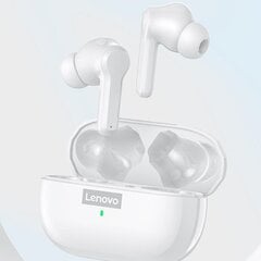 Lenovo Lp1s TWS IPX4 White hinta ja tiedot | Kuulokkeet | hobbyhall.fi