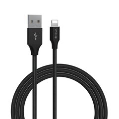 Devia USB - Lightning kaapeli 1,0 m 2,4A black hinta ja tiedot | Puhelinkaapelit | hobbyhall.fi