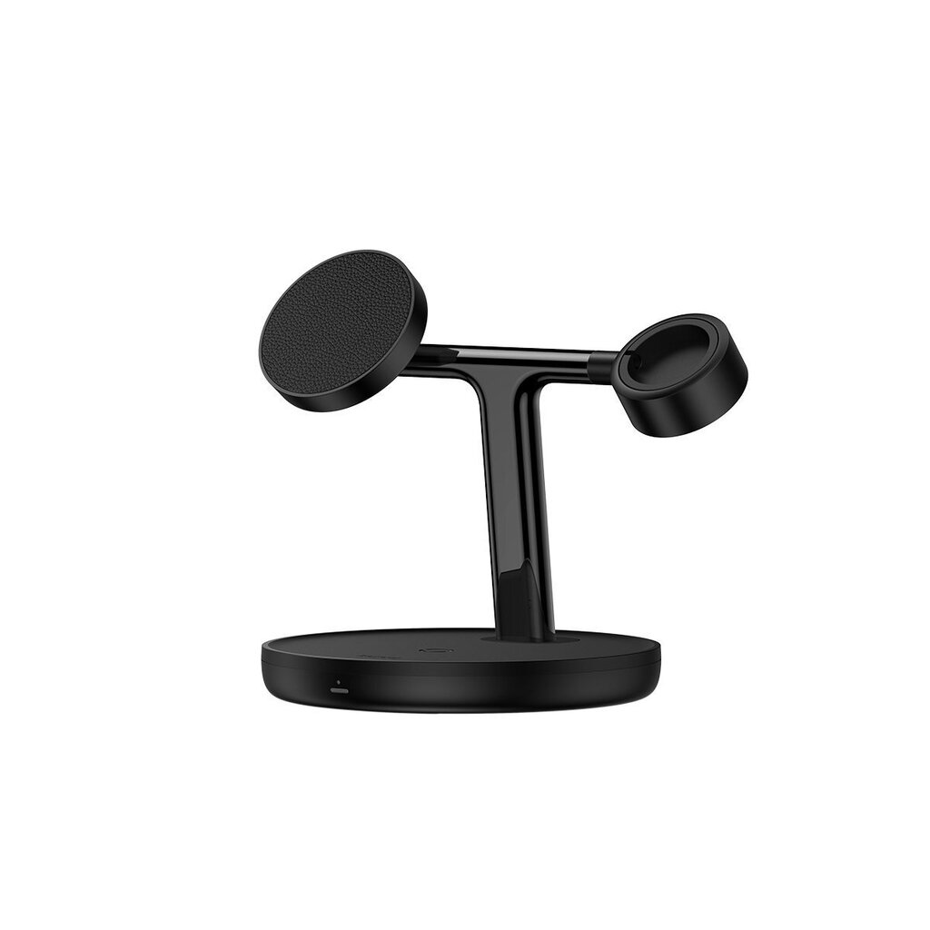 Baseus Swan stand 3in1 magnetic charger with USB Type C cable 1m black (WXTE000101) hinta ja tiedot | Puhelimen laturit | hobbyhall.fi