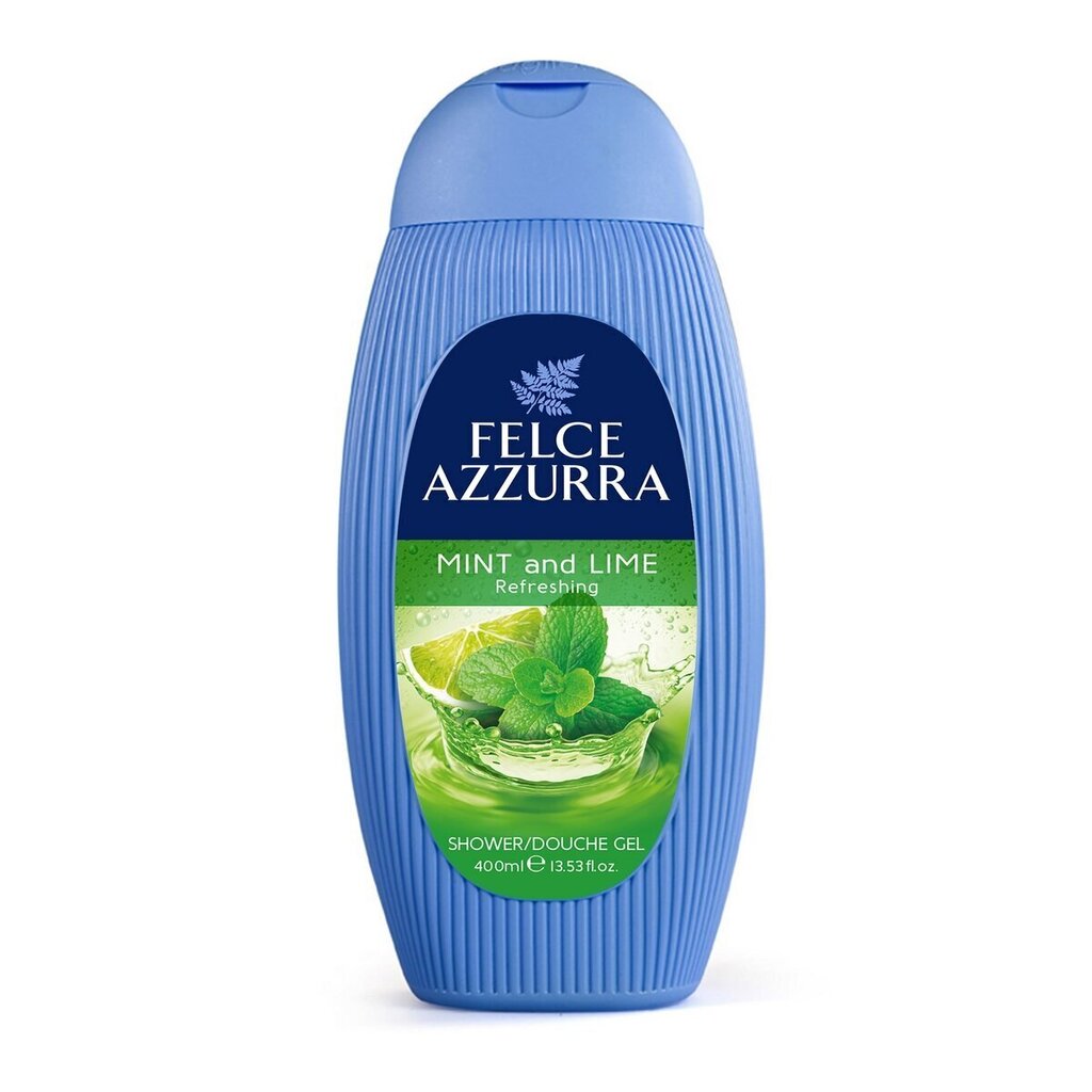 Felce Azzurra Mint & Lime -suihkugeeli, 400 ml hinta ja tiedot | Suihkusaippuat ja suihkugeelit | hobbyhall.fi