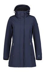 Luhta naisten pitkä softshell-takki ILONIEMI, tummansininen hinta ja tiedot | Naisten ulkoilutakit | hobbyhall.fi