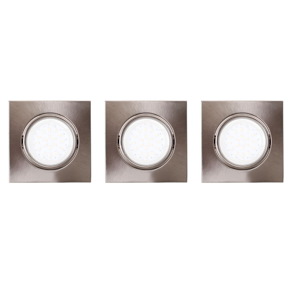 Eko-Light upotettavat valaisimet 3x5W GU10, 3 kpl hinta ja tiedot | Upotettavat valaisimet ja LED-valaisimet | hobbyhall.fi