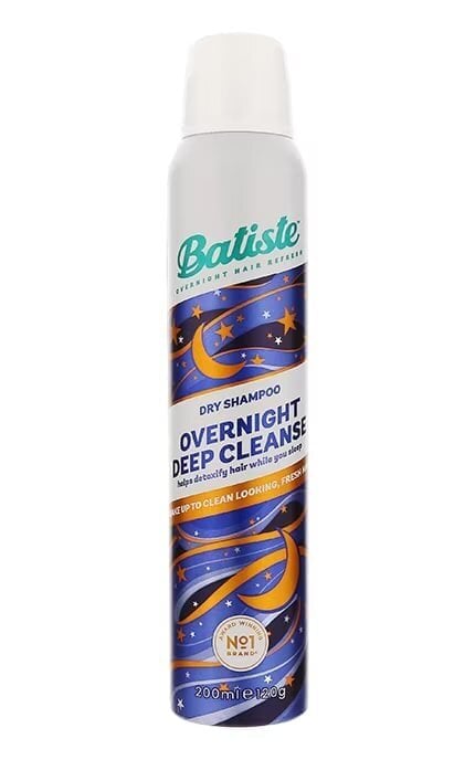 Kuivashampoo Batiste Overnight Deep Cleanse, 200 ml hinta ja tiedot | Shampoot | hobbyhall.fi