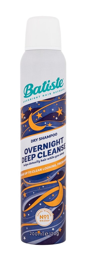 Kuivashampoo Batiste Overnight Deep Cleanse, 200 ml hinta ja tiedot | Shampoot | hobbyhall.fi