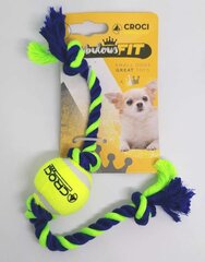Croci Mini Ball Green lelu - köysipallo, 16cm hinta ja tiedot | Koiran lelut | hobbyhall.fi