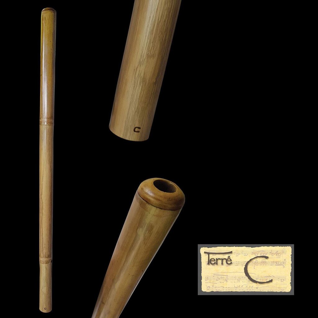 Didgeridoo, bambu Terre C -sävyssä hinta ja tiedot | Puhallinsoittimet | hobbyhall.fi