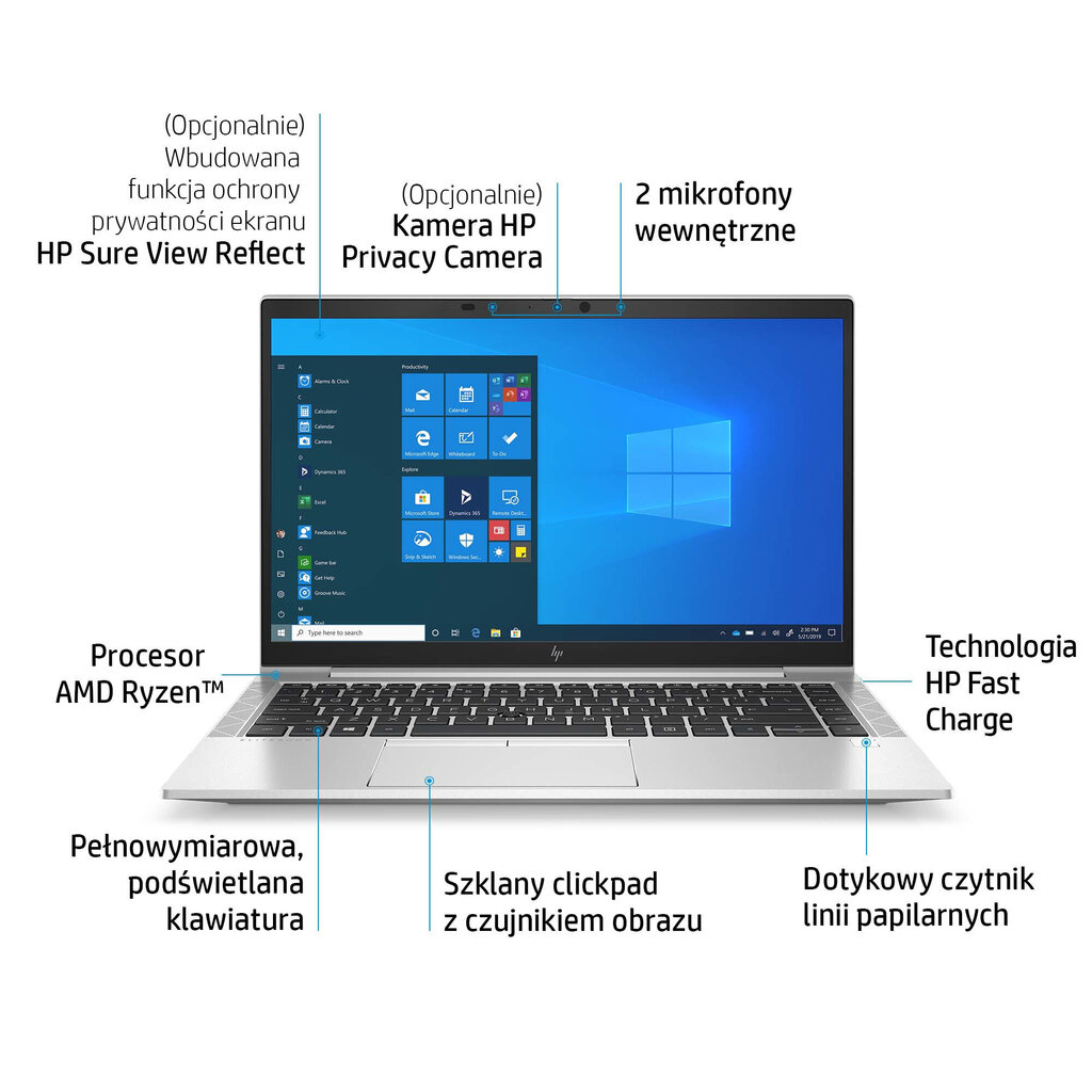 HP EliteBook 845 G8 (4L018EA) hinta ja tiedot | Kannettavat tietokoneet | hobbyhall.fi