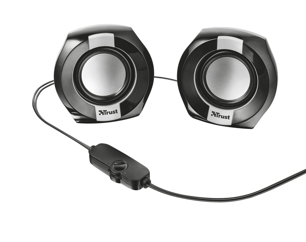 Trust Polo Compact 2.0 Set, musta hinta ja tiedot | Kaiuttimet | hobbyhall.fi