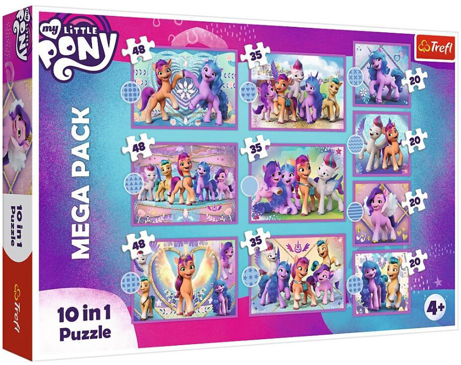 Palapelisetti Trefl 10 "My Little Pony" hinta ja tiedot | Palapelit | hobbyhall.fi