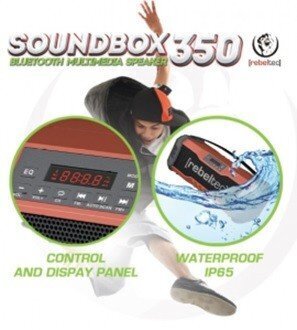 Rebeltec SoundBox 350, musta/punainen hinta ja tiedot | Kaiuttimet | hobbyhall.fi