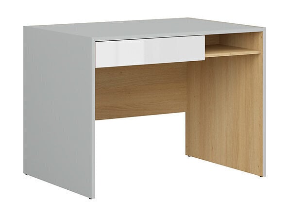 Kirjoituspöytä BRW Nandu BIU1S, harmaa/ruskea hinta ja tiedot | Tietokonepöydät ja työpöydät | hobbyhall.fi