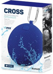 Platinet Cross Bluetooth 5W IPX5, sininen hinta ja tiedot | Platinet Tietokoneen lisälaitteet | hobbyhall.fi