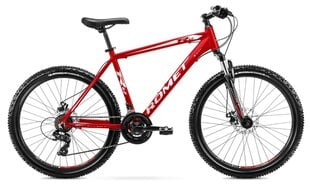 Maastopyörä Romet Rambler R6.2 26" 2022, punainen / valkoinen hinta ja tiedot | Polkupyörät | hobbyhall.fi