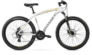 Polkupyörä Romet Rambler R6.3 26" 2022, väri: valkoinen / kultainen hinta ja tiedot | Polkupyörät | hobbyhall.fi