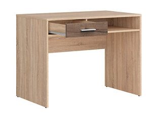 Kirjoituspöytä BRW Nepo Plus 1S, tammen väri / ruskea hinta ja tiedot | Tietokonepöydät ja työpöydät | hobbyhall.fi