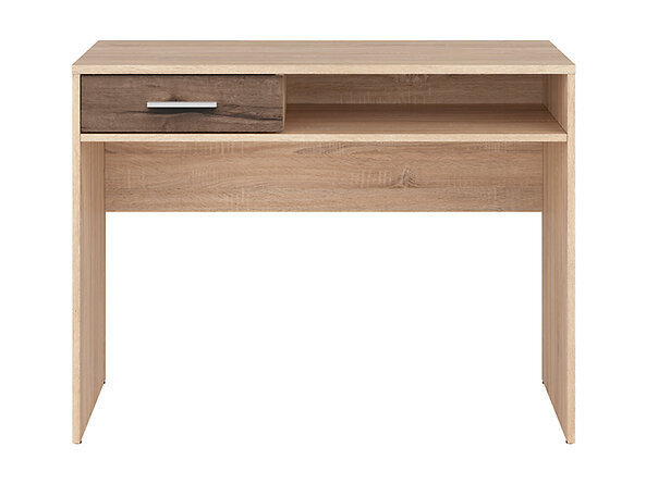 Kirjoituspöytä BRW Nepo Plus 1S, tammen väri / ruskea hinta ja tiedot | Tietokonepöydät ja työpöydät | hobbyhall.fi