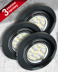 Candellux upotettava valaisin SS-15, 3 hinta ja tiedot | Upotettavat valaisimet ja LED-valaisimet | hobbyhall.fi