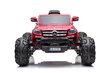 Sähköauto lapsille Mercedes DK-MT950 4x4, lakattu punainen hinta ja tiedot | Lasten sähköautot | hobbyhall.fi