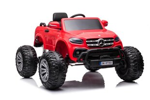 Lasten sähköauto Mercedes DK-MT950 4x4, punainen hinta ja tiedot | Lasten sähköautot | hobbyhall.fi