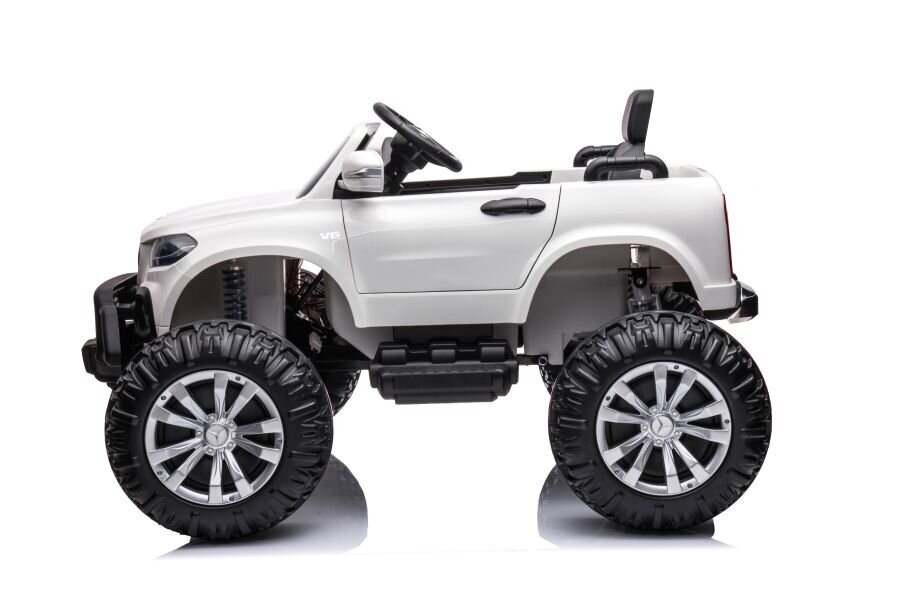 Lasten sähköauto Mercedes DK-MT950 4x4, valkoinen hinta ja tiedot | Lasten sähköautot | hobbyhall.fi