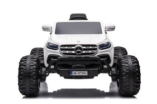 Lasten sähköauto Mercedes DK-MT950 4x4, valkoinen hinta ja tiedot | Lasten sähköautot | hobbyhall.fi